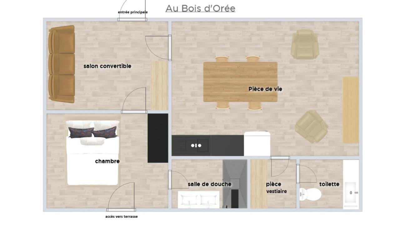 Liré Au Bois D'Oree מראה חיצוני תמונה